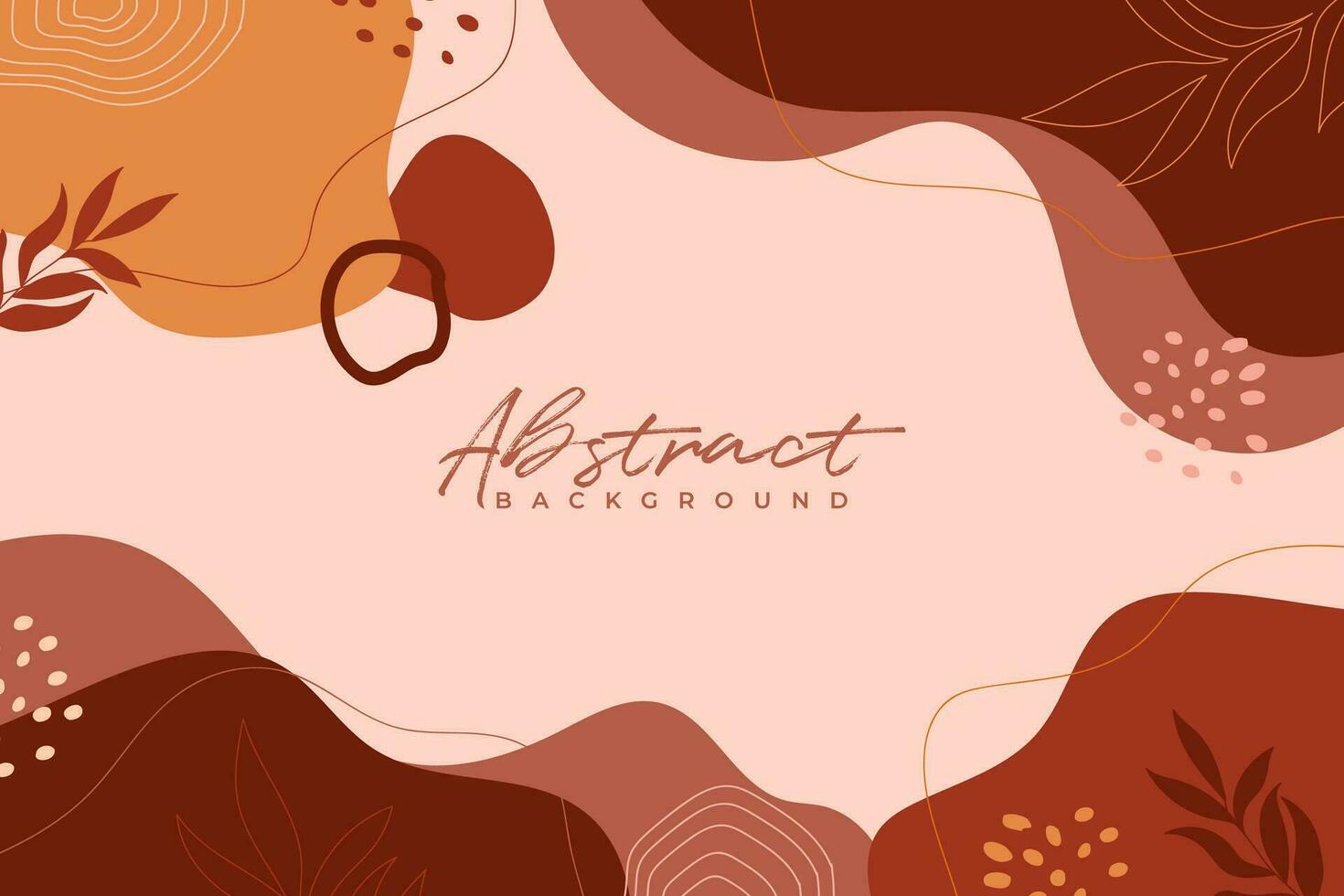 hand drawn abstract shapes minimali background,social media template background vector