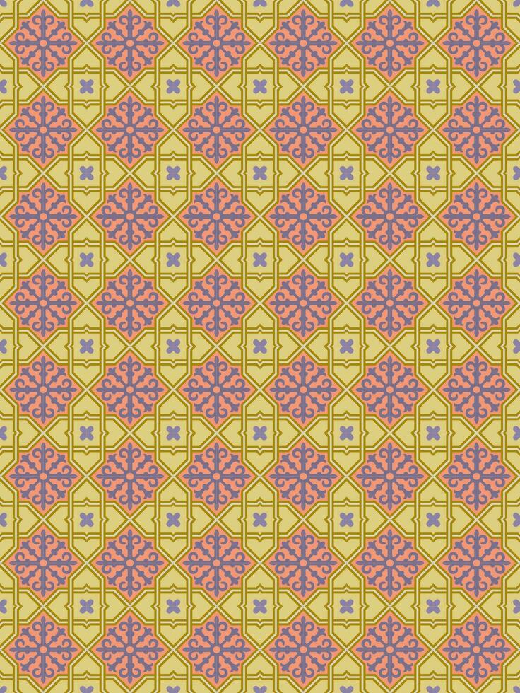 Decorative modern pattern, repeat pattern, seamless pattern vector