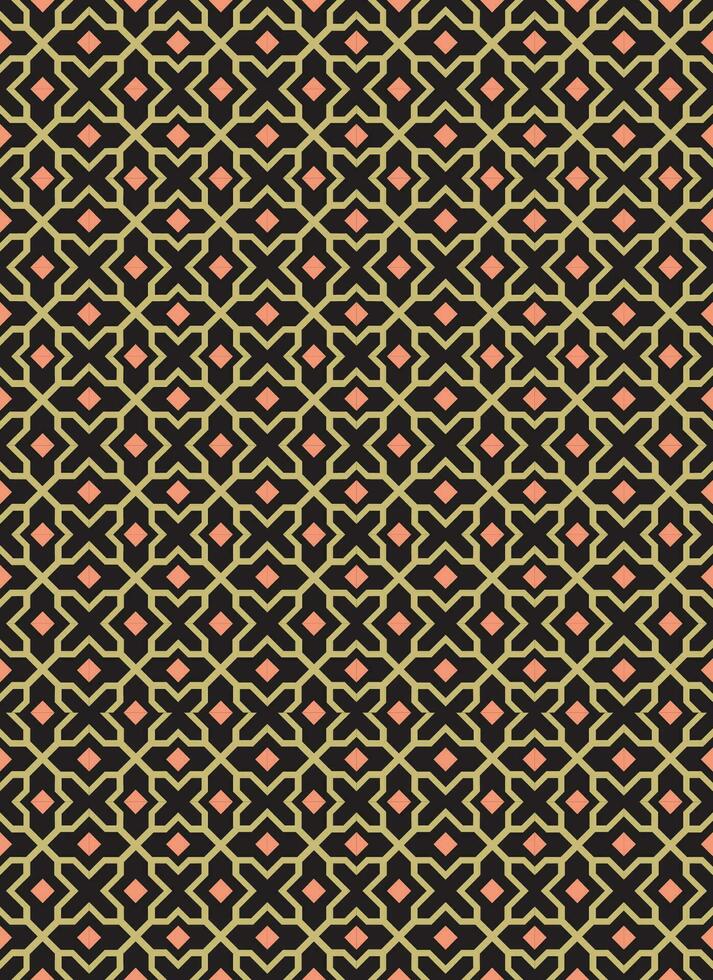 Decorative modern pattern, repeat pattern, seamless pattern vector