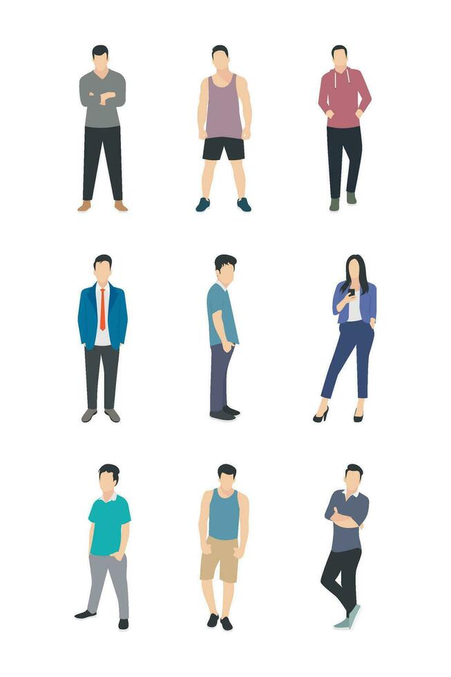 People Character Icons vector