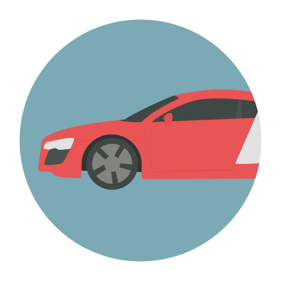Transportation Flat Icons vector