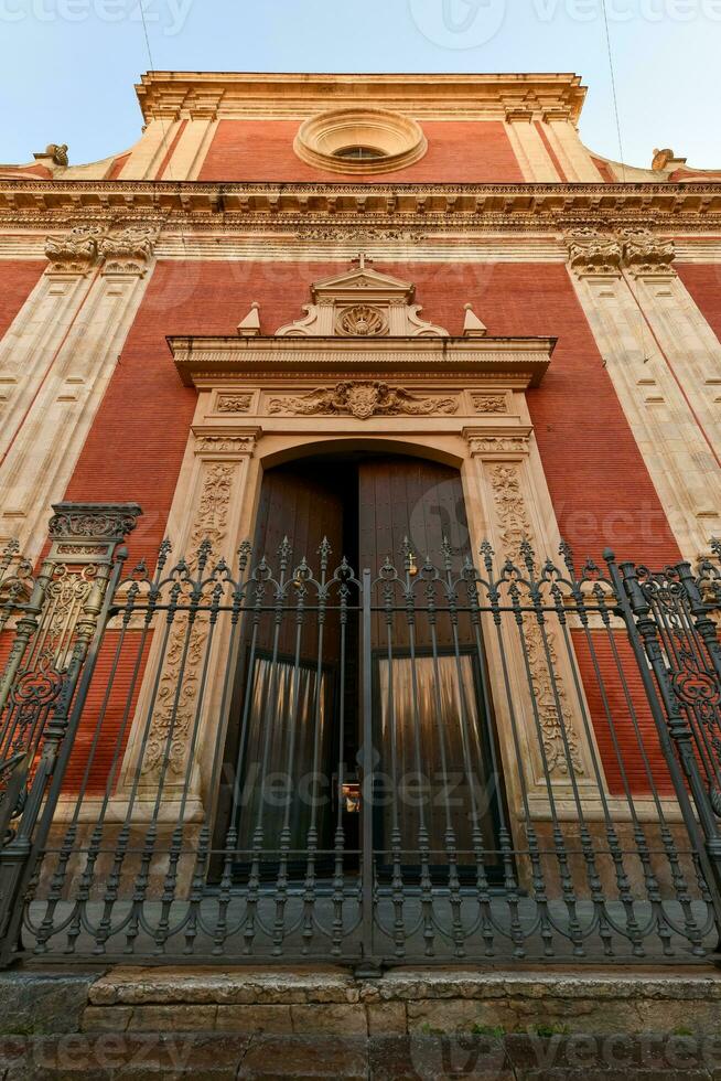 Iglesia de el adivinar salvador - Sevilla, España foto