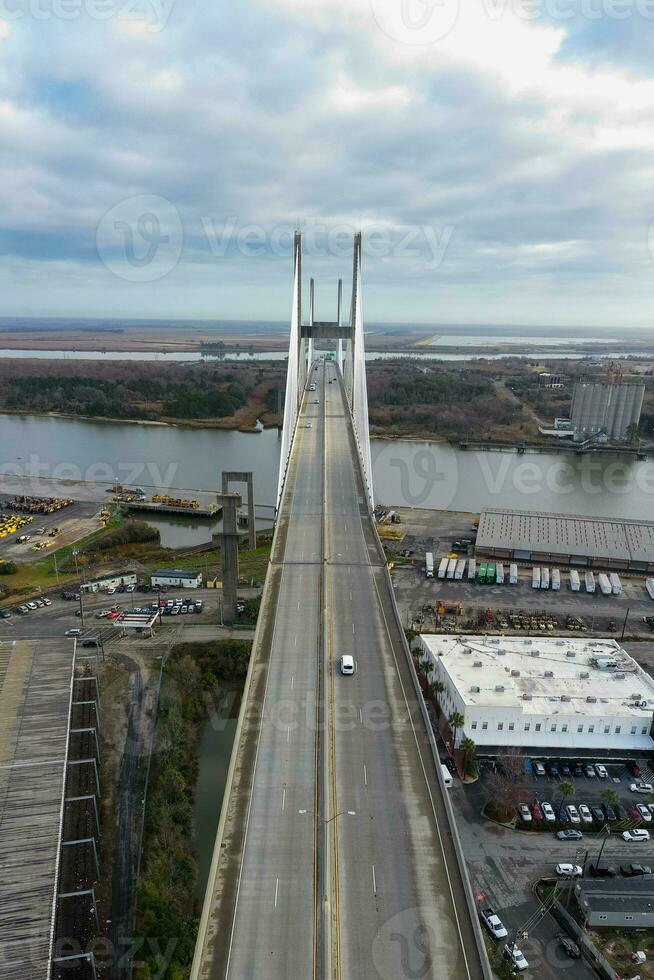 Talmadge Memorial Bridge - Savannah, Georgia photo