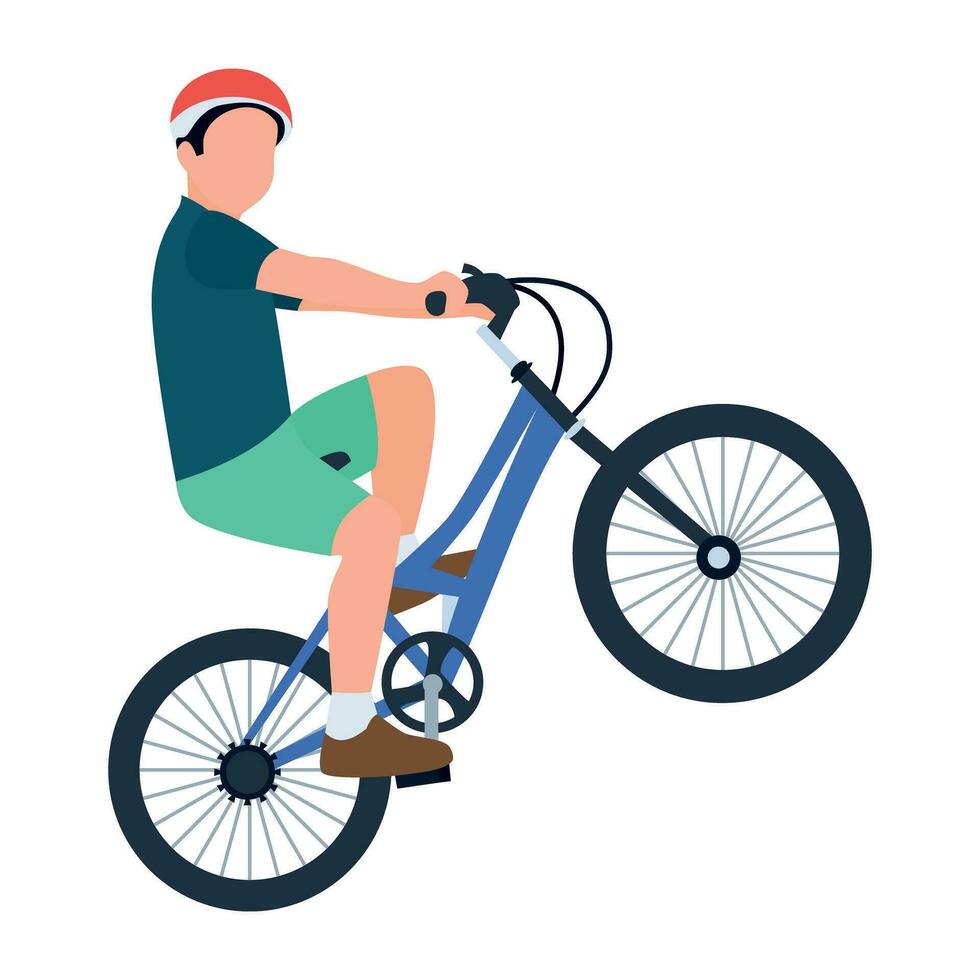Set of Daily Routine Flat Characters vector