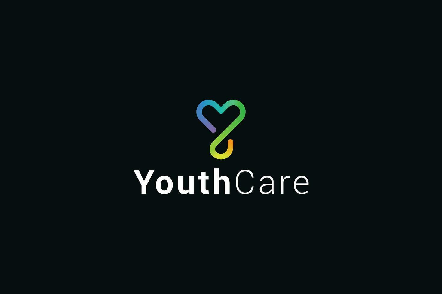 Letter Y modern gradient colour aesthetic logo vector