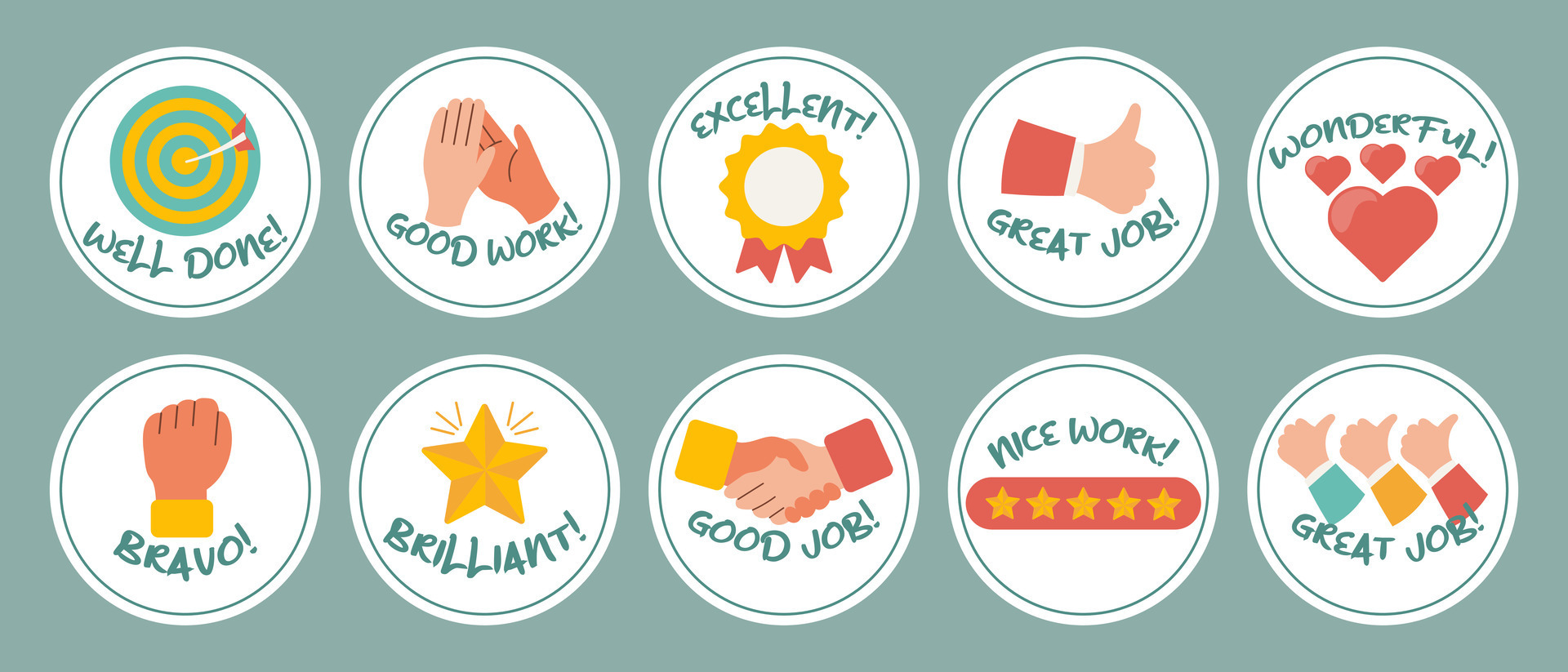 https://static.vecteezy.com/system/resources/previews/025/463/910/original/collection-of-motivational-stickers-for-great-work-stickers-badges-badges-flat-style-vector.jpg