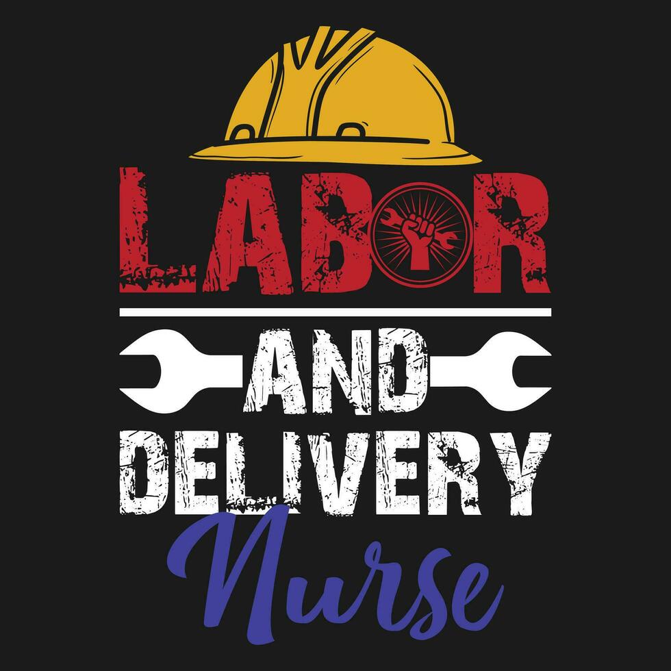 Labor day gift t shirt design vector