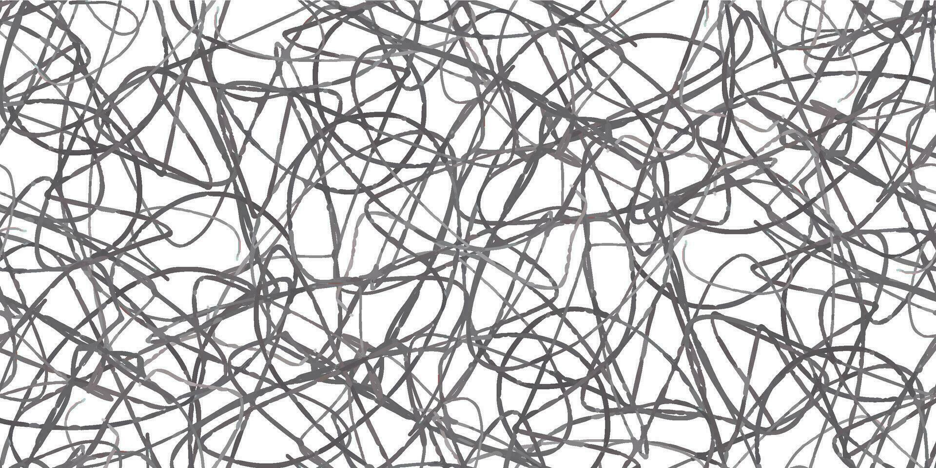 Hand drawn lines. Abstract line pattern  simple seamless, endless pattern.Technology background. black and white background vector