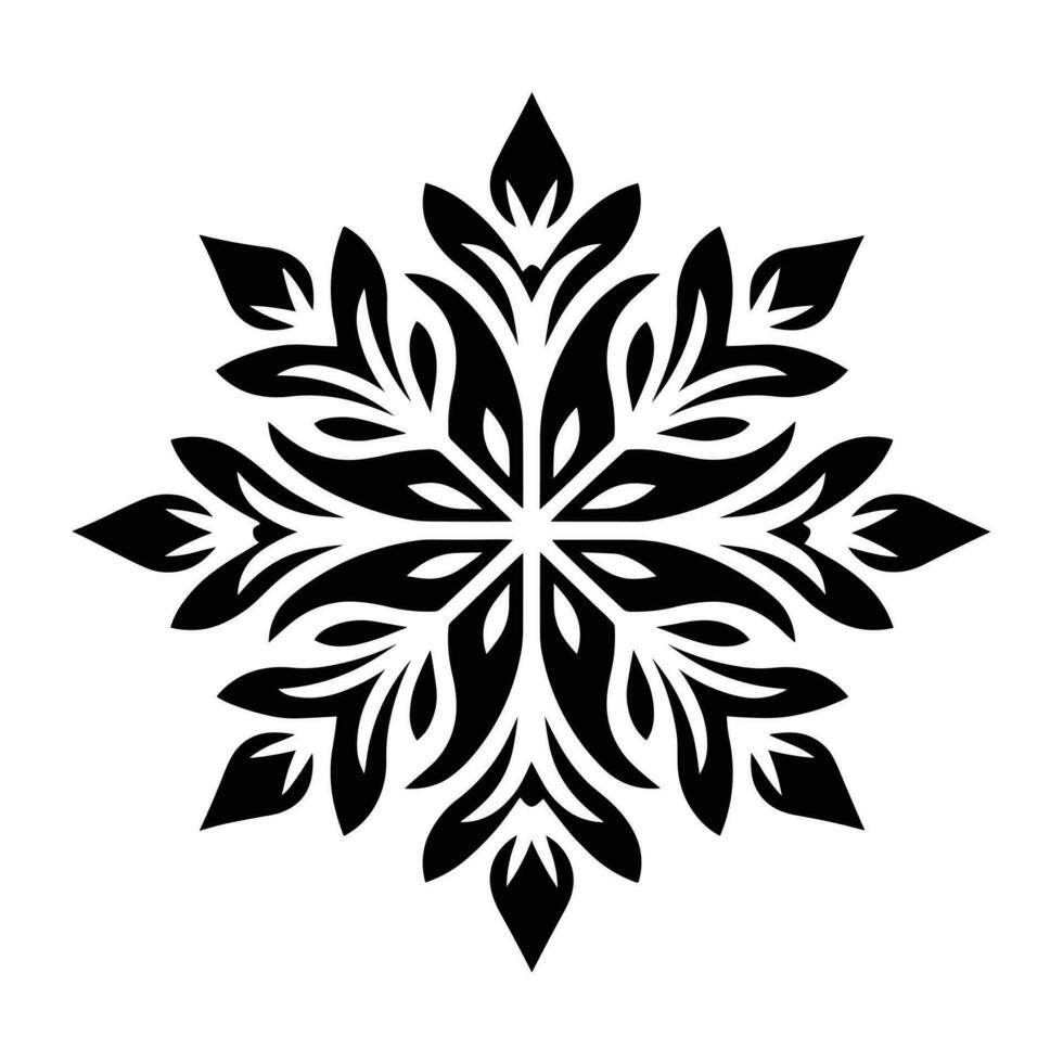 Best Christmas Snowflake vector