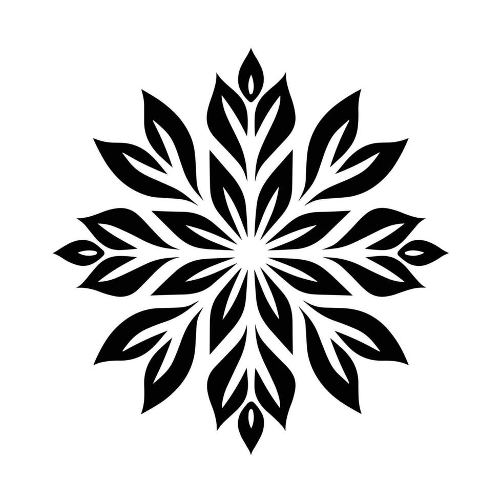 Best Christmas Snowflake vector