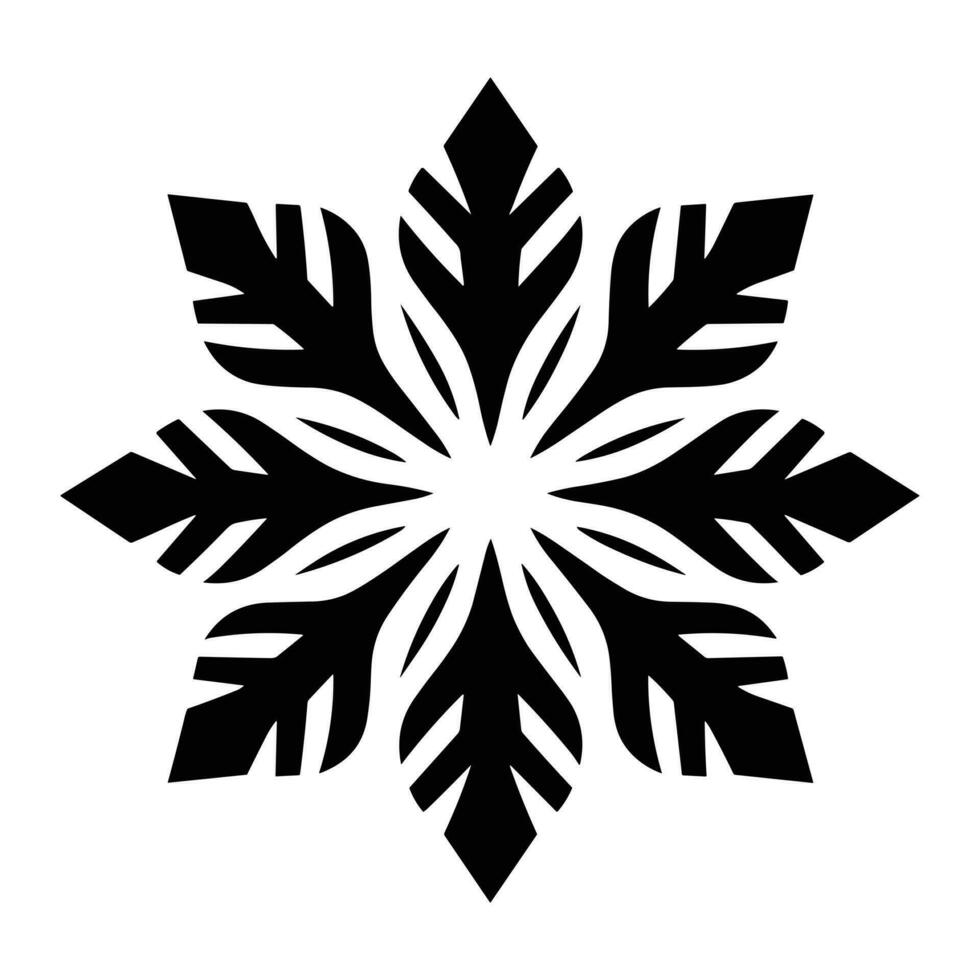 Beautiful Merry Christmas Snowflake vector