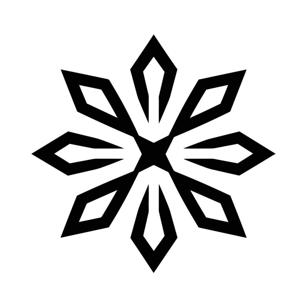 Beautiful Christmas Snowflake vector