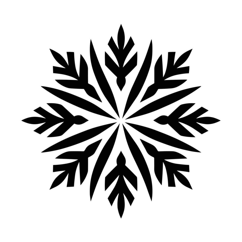 Beautiful Christmas Snowflake vector