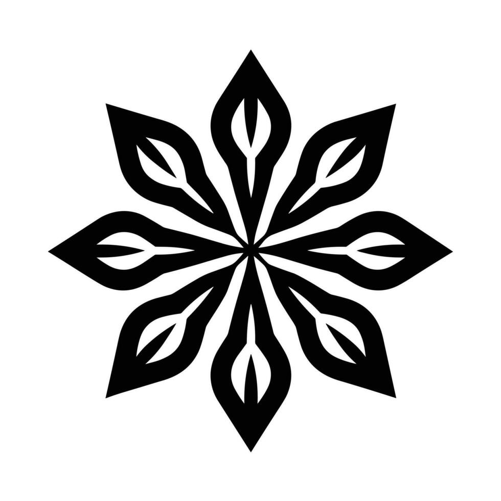 Beautiful Christmas Snowflake vector