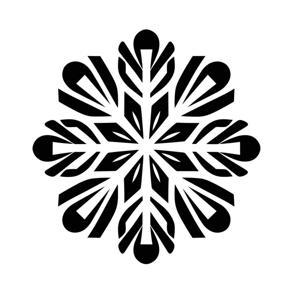 Beautiful Christmas Snowflake vector