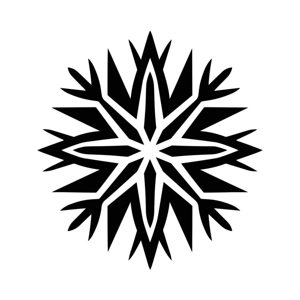 Beautiful Christmas Snowflake vector