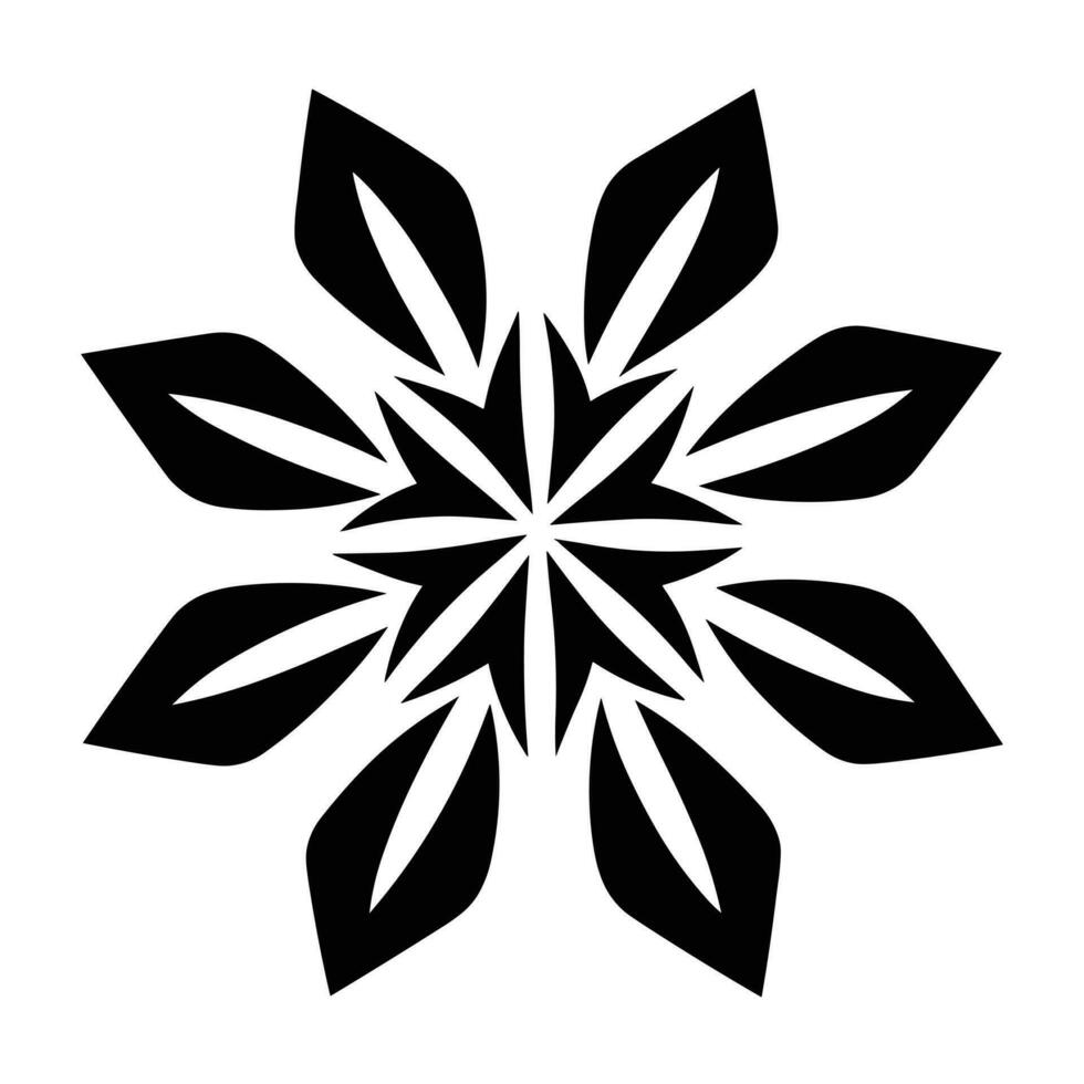 Beautiful Christmas Snowflake vector