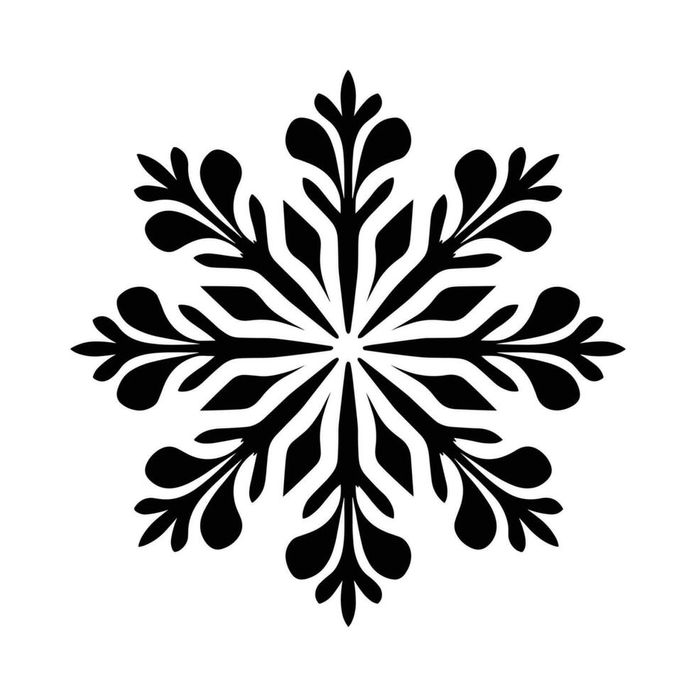 Beautiful Christmas Snowflake vector