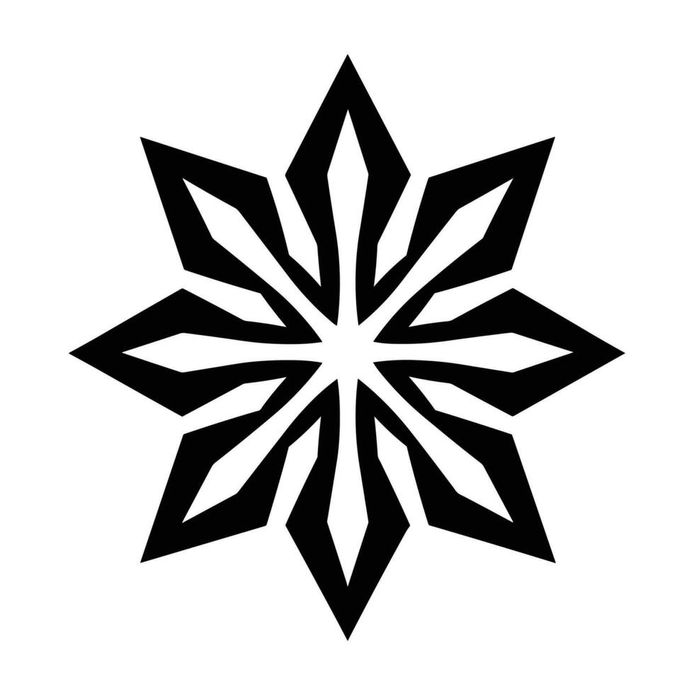 Beautiful Christmas Snowflake vector