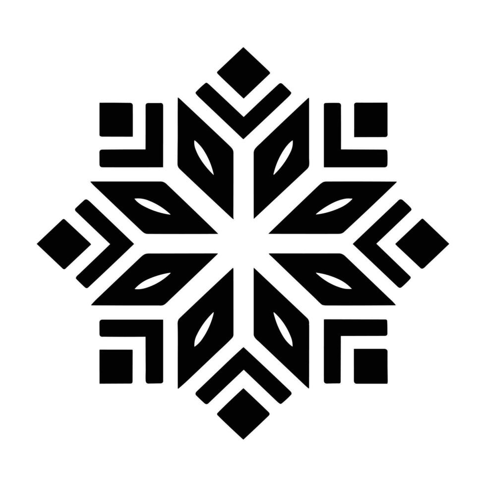 Beautiful Christmas Snowflake vector