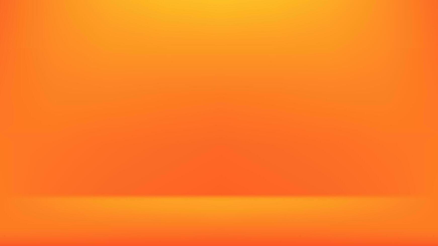 Orange gradient abstract background. Studio empty background with modern look. vector