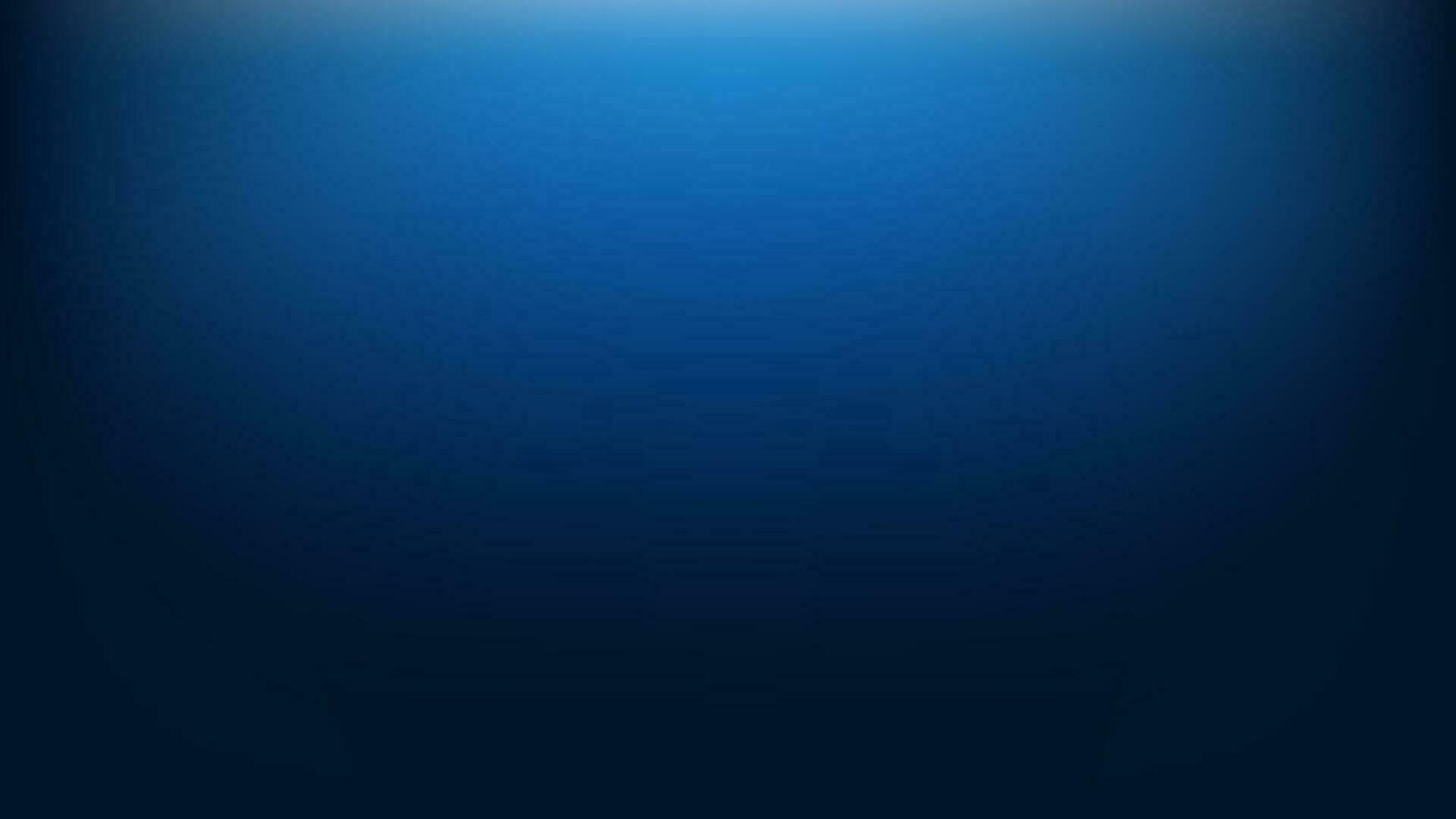 Blue gradient background. simple deep sea abstract background vector