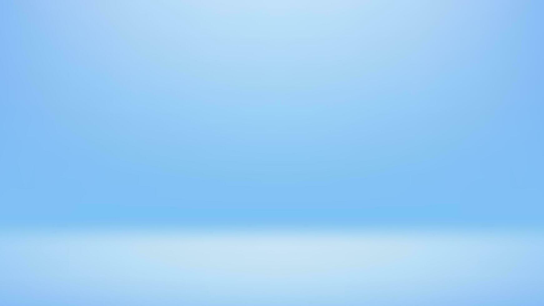 Light blue gradient abstract background. Studio empty background with modern look. vector
