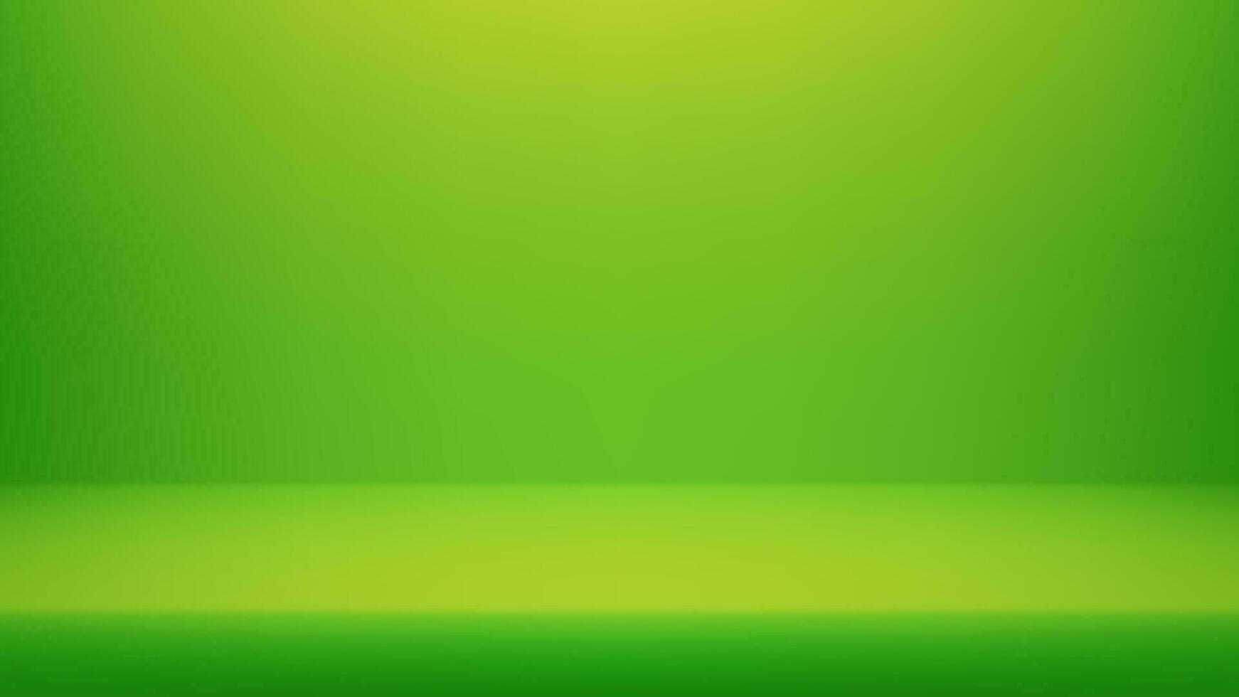 Natural green gradient abstract background. Simple and modern studio background. vector