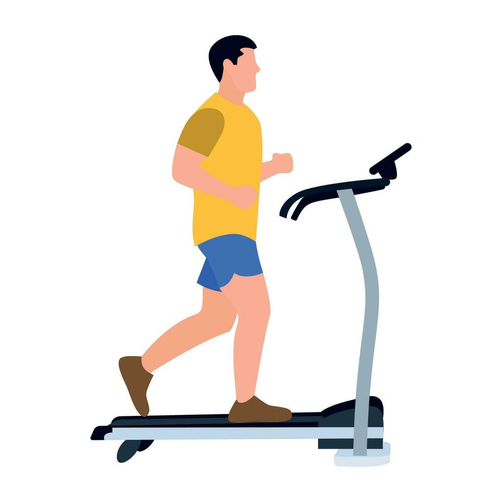 Gym training flat icon design vector