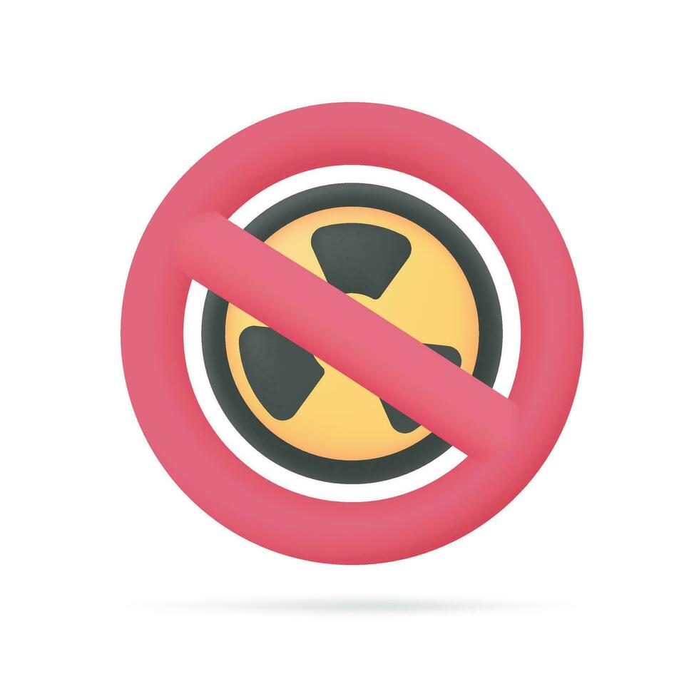 dangerous chemicals Stop toxic use concept for the planet. 3d illustration vector