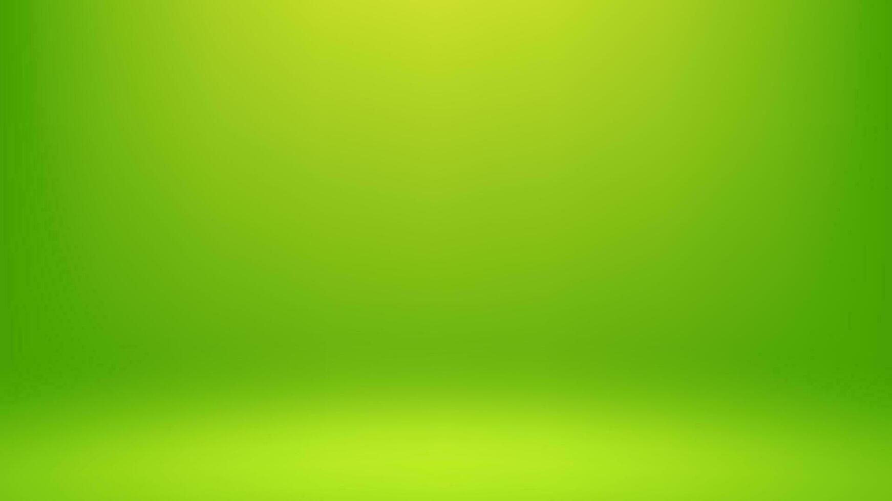 Natural green gradient abstract background. Simple and modern studio background. vector