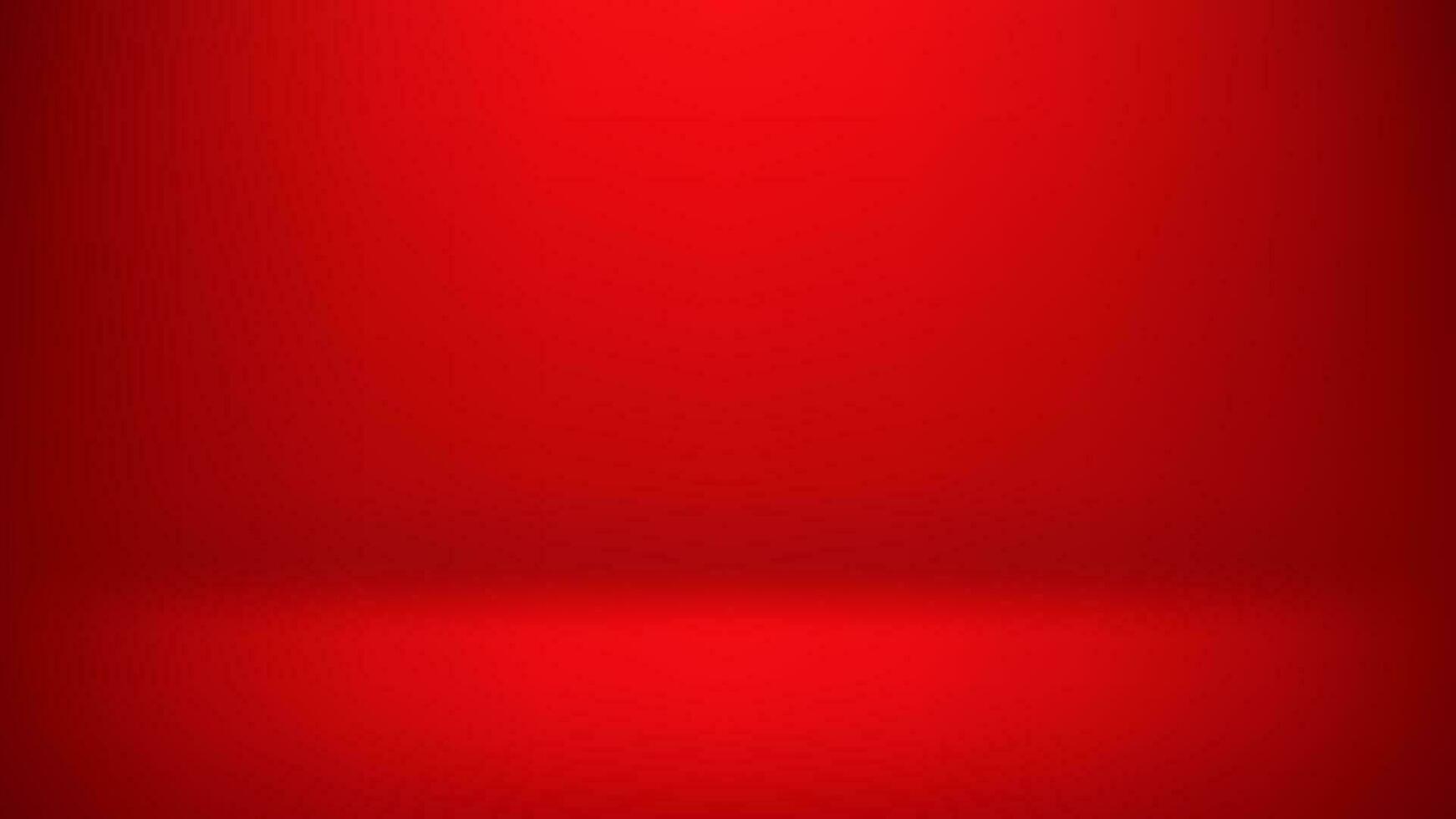 Red gradient abstract background. Simple and modern studio background. vector