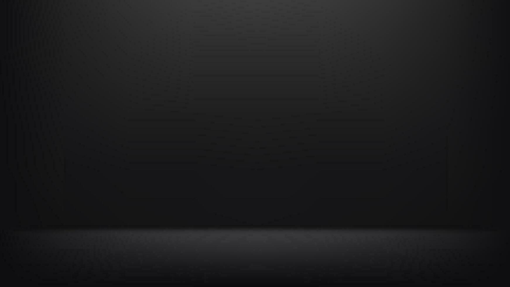 Dark black gradient abstract background. Modern empty background. vector