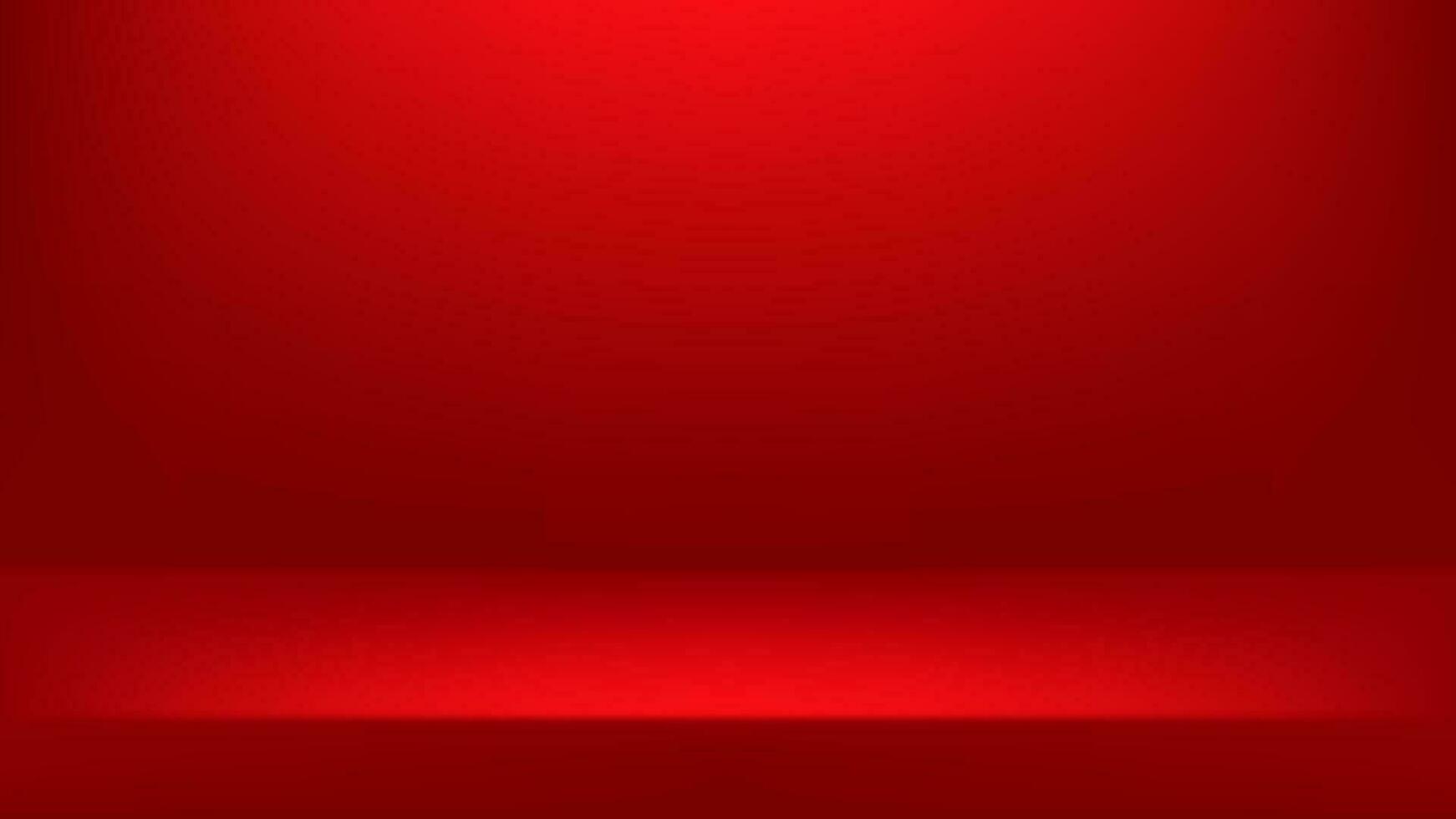 Red gradient abstract background. Simple and modern studio background. vector