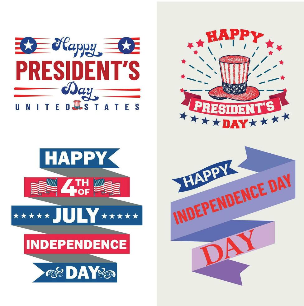 Happy independence day design vector