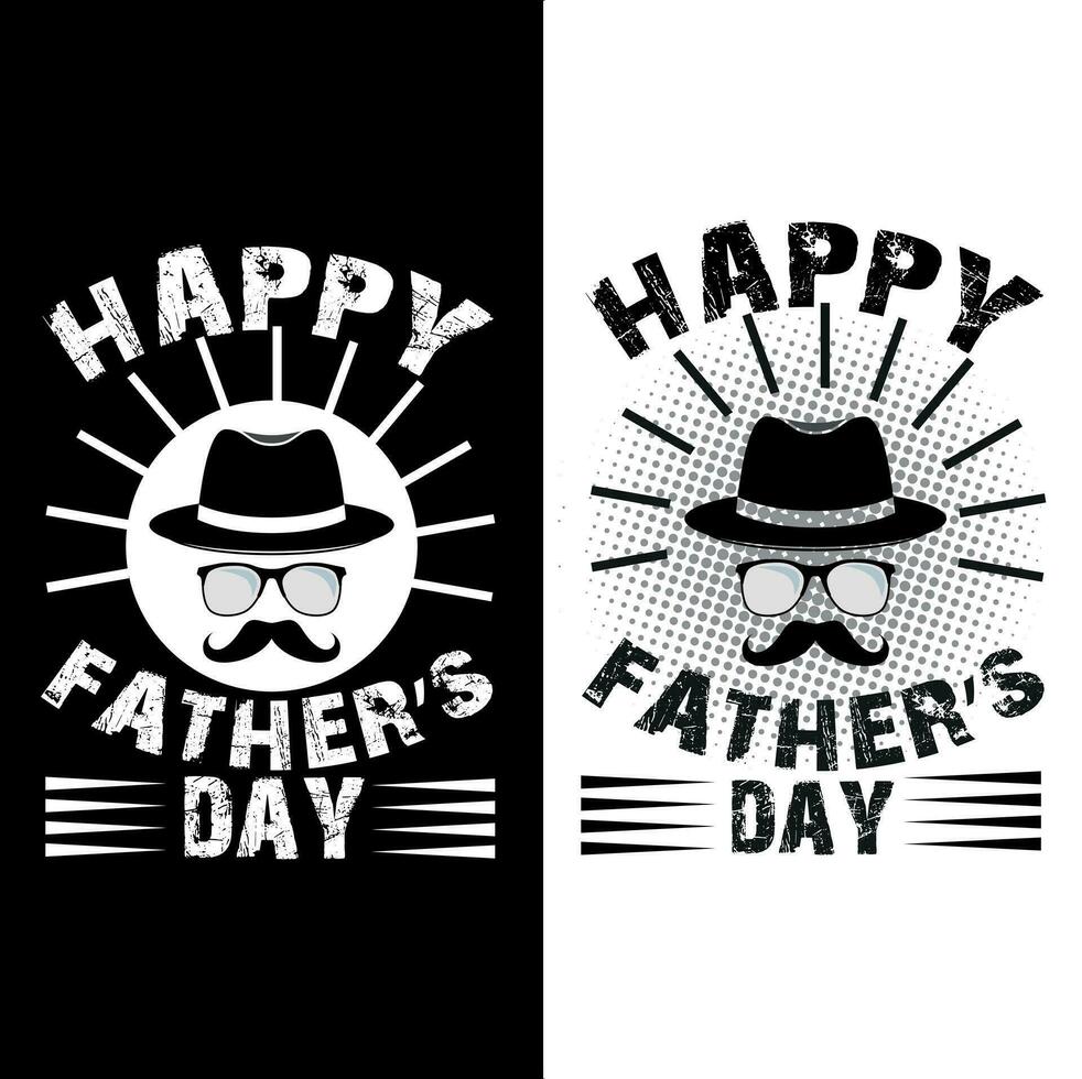 Fathers day t shirt design vector
