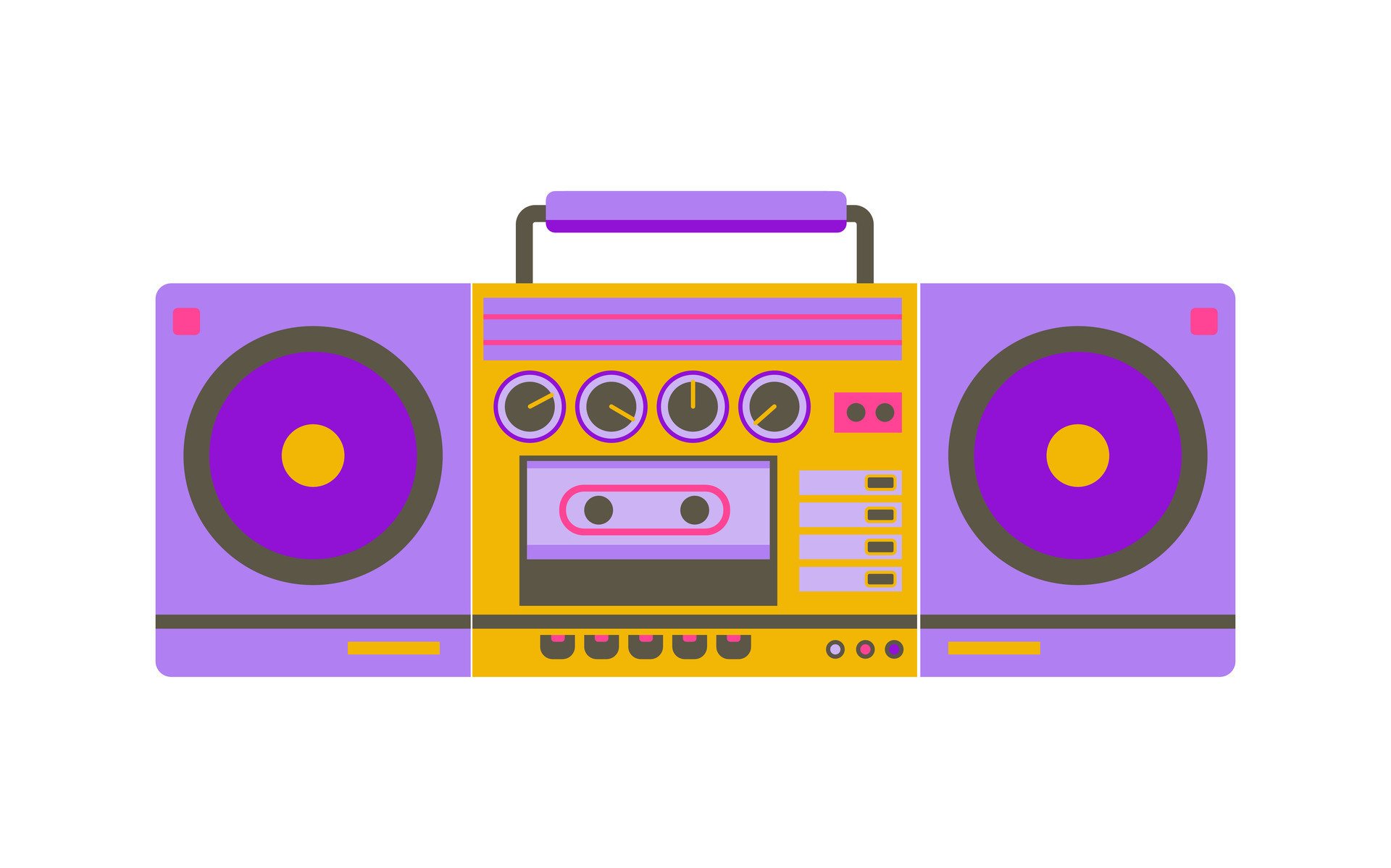 Retro Cassette Recorder Music Player Boombox 90s Style Back To 90s retro-cassette-recorder-music-player-boombox-90s-style-back-to-90s