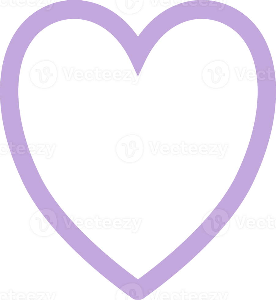 Cute colorful puffy heart shape 25467590 PNG