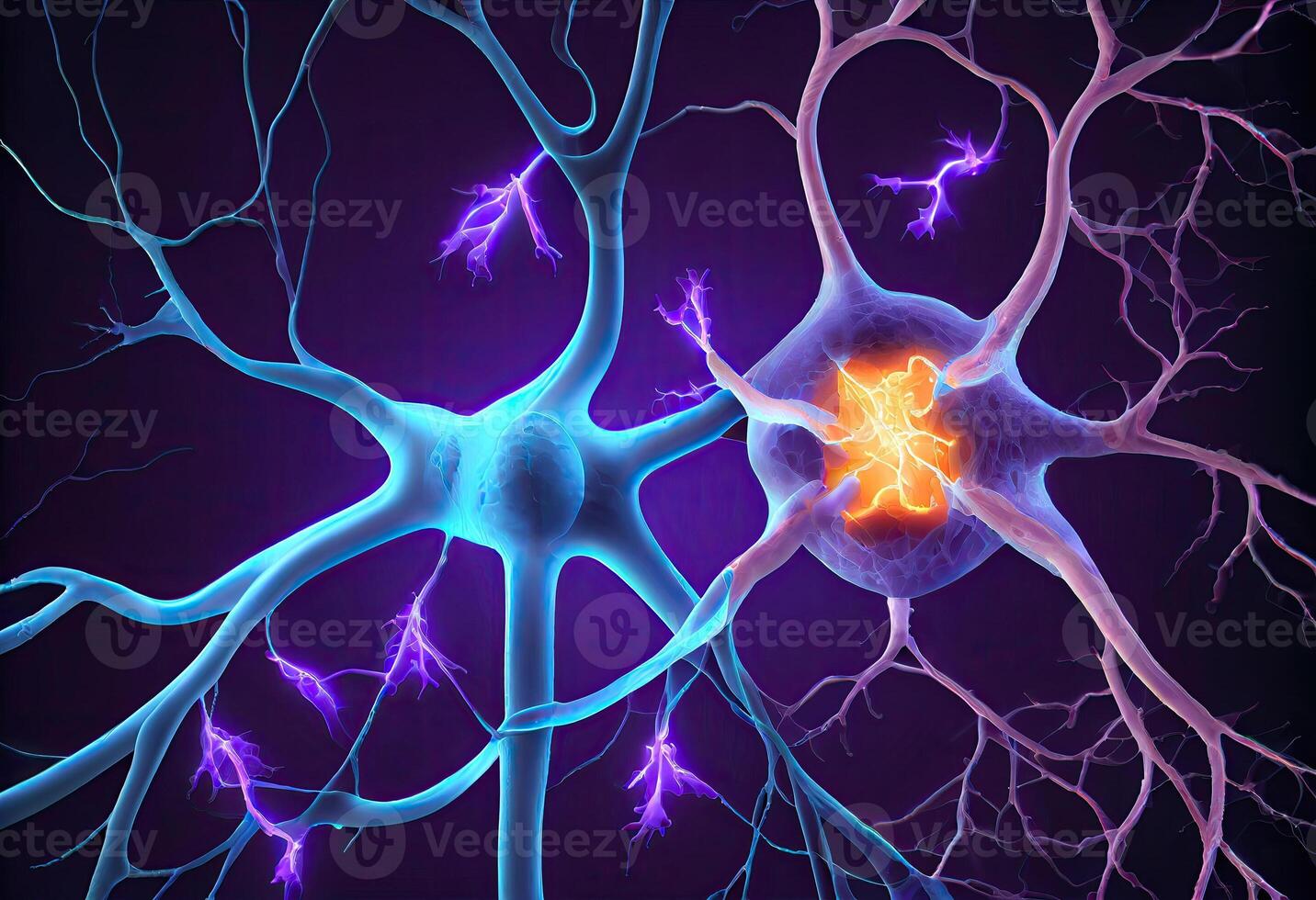 Neuronal and optogenetic stimulation. photo