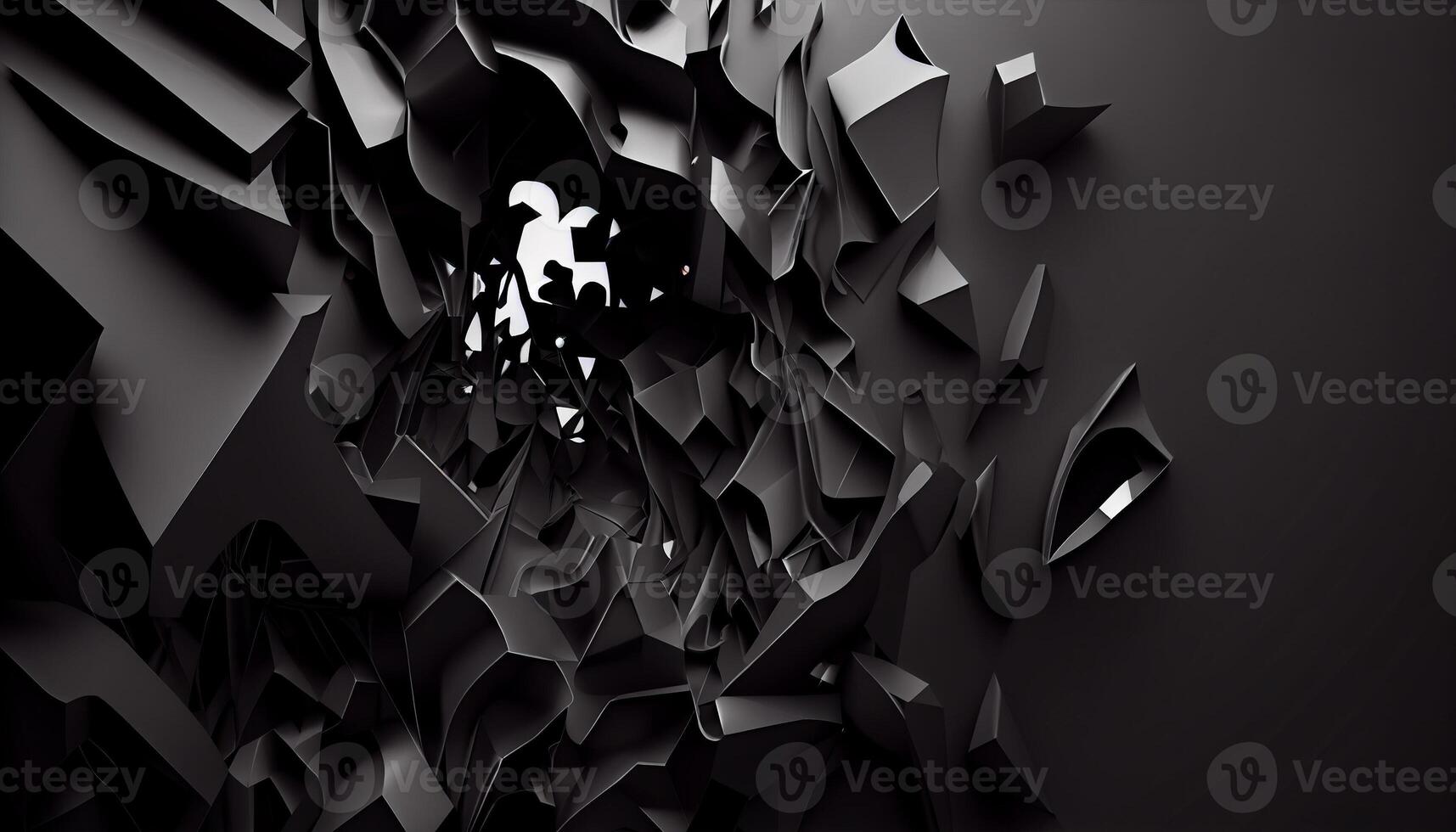 Abstract 3D black Background . . photo