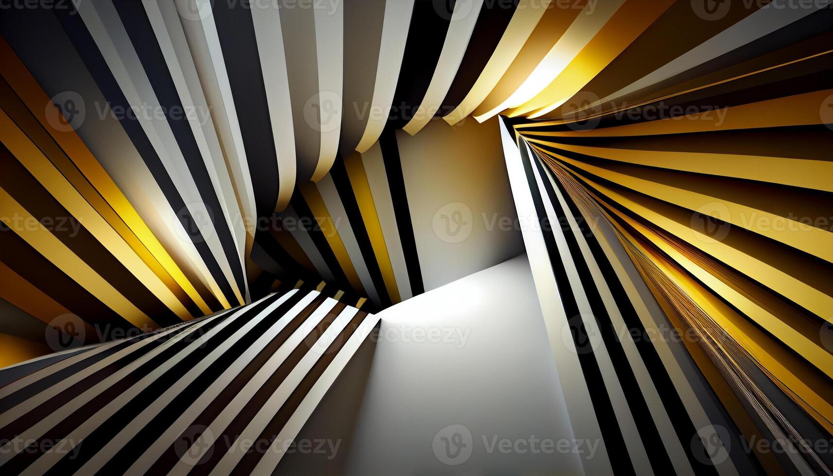 Abstract 3D Background with Stripes. . photo
