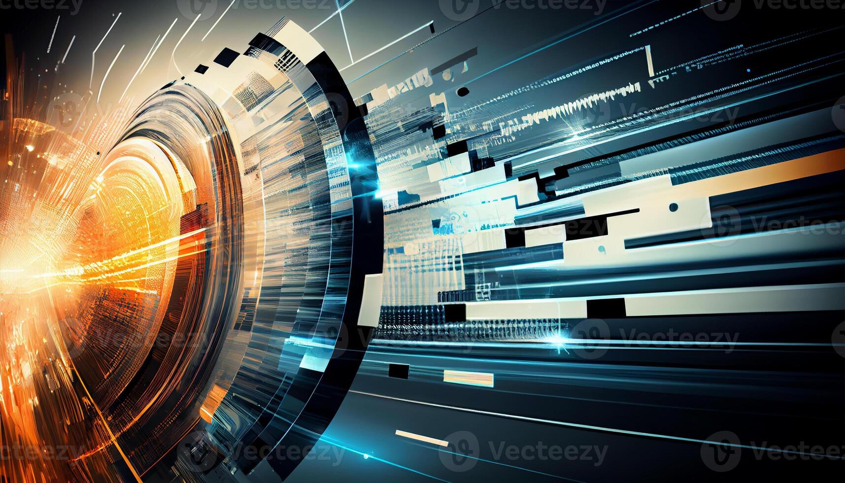 Abstract Business Technology Background. . photo