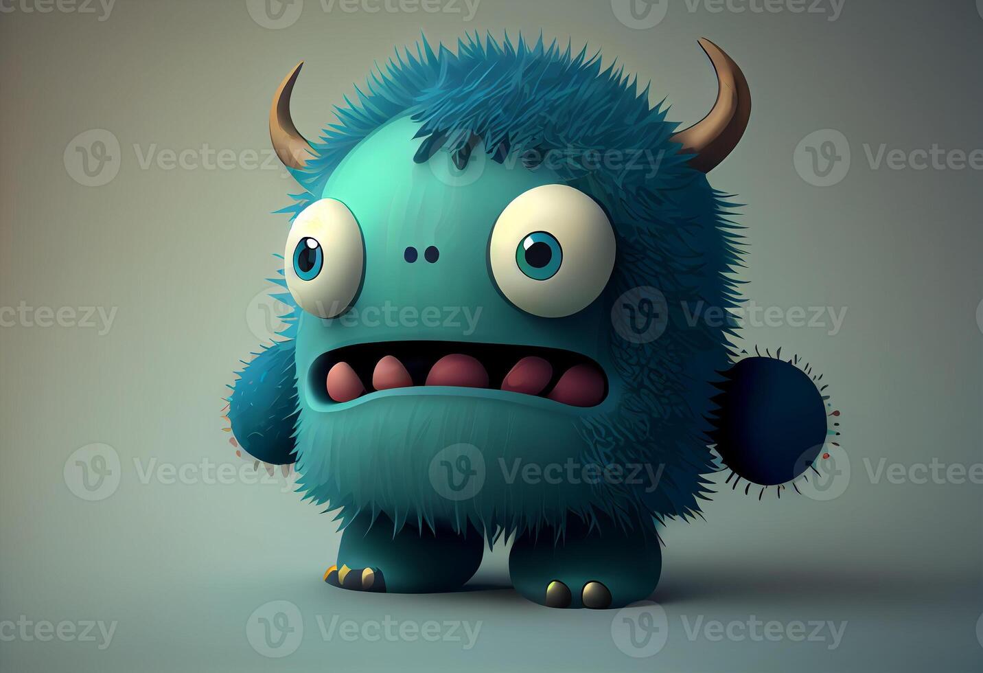Cartoon monster kawaii . . photo