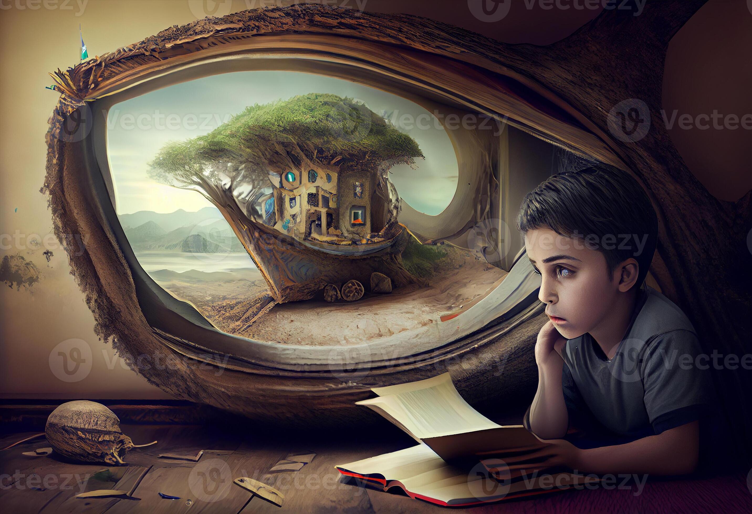 Kid book imagination. . 25472133 Stock Photo at Vecteezy
