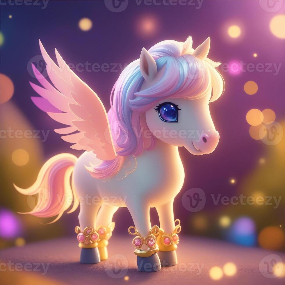 Very detailed cute pony. . photo