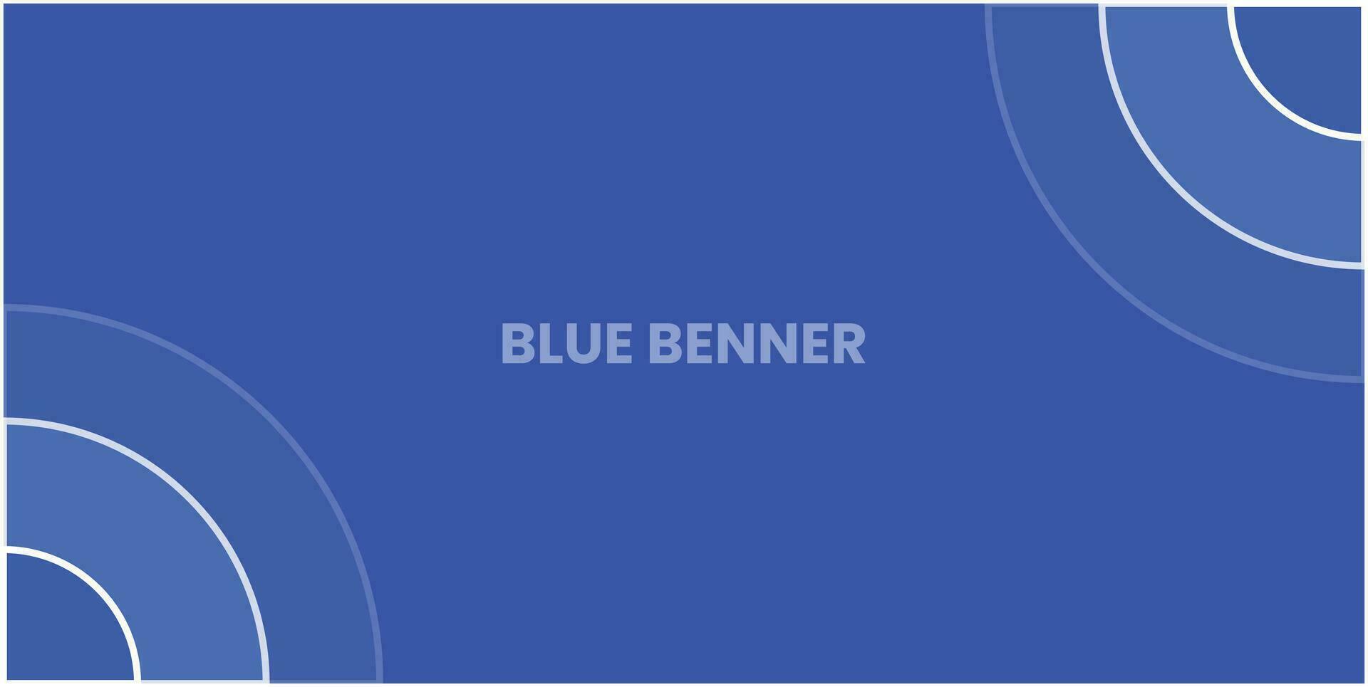 Abstract blue color benner. Dynamic shapes composition. Vector illustration