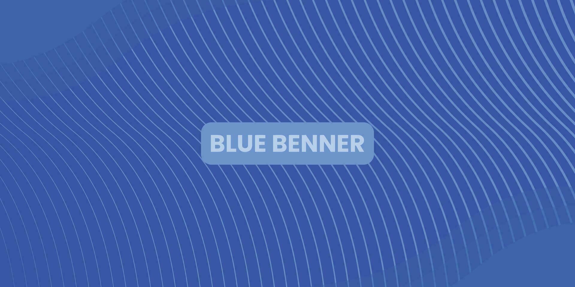 Abstract blue color benner. Dynamic shapes composition. Vector illustration