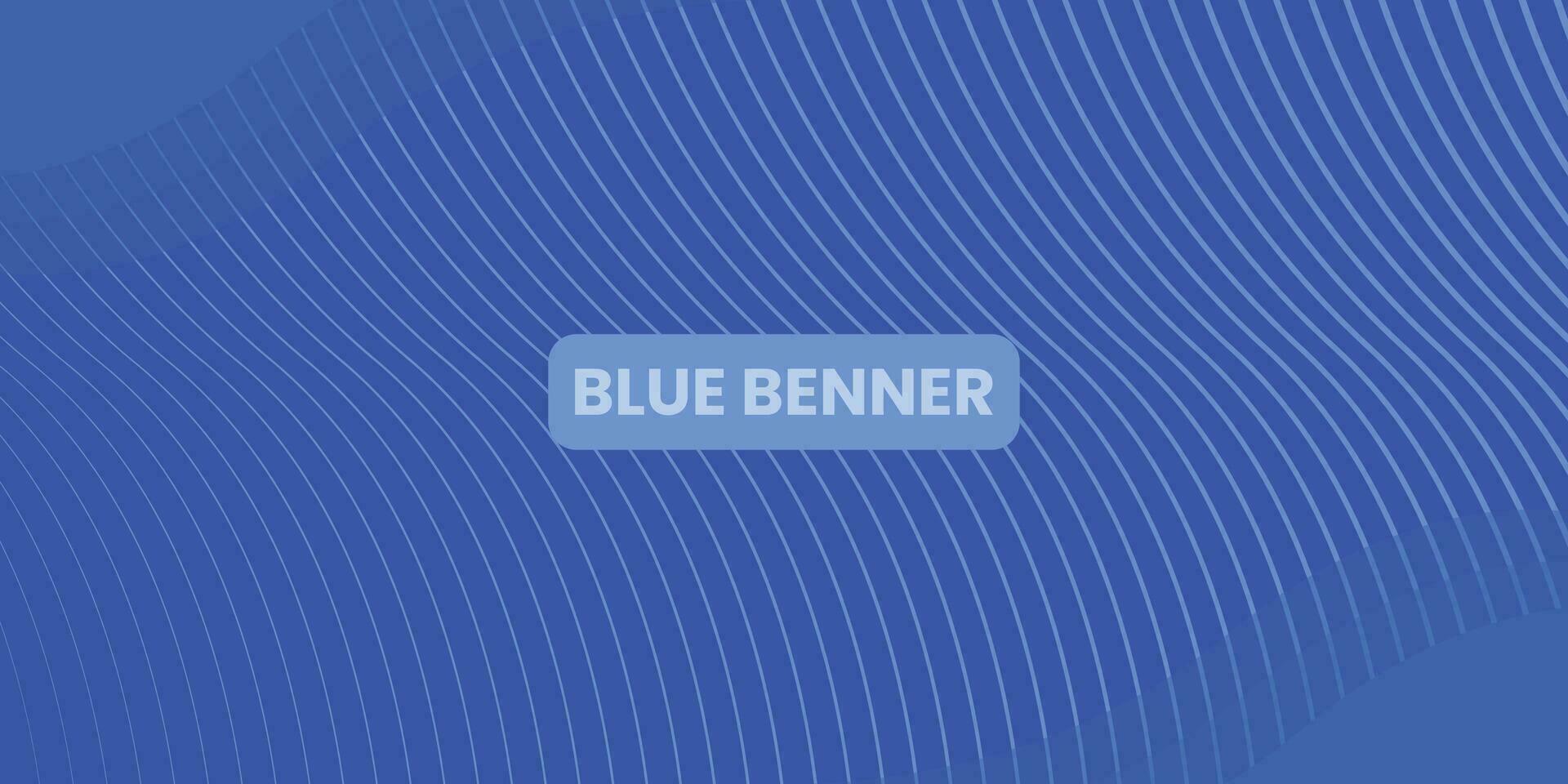 Abstract blue color benner. Dynamic shapes composition. Vector illustration