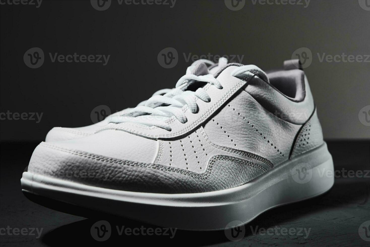 White sneakers on black background 25478955 Stock Photo at Vecteezy
