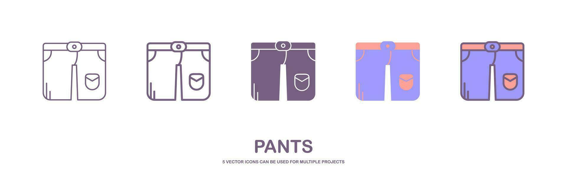 pantalones icono vector. pantalones icono, vector ilustración. plano diseño estilo. vector pantalones icono ilustración aislado en blanco fondo, pantalones icono. pantalones íconos gráfico diseño vector simbolos